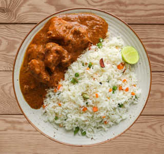 Chicken Masala + Rice COMBO-Railofy